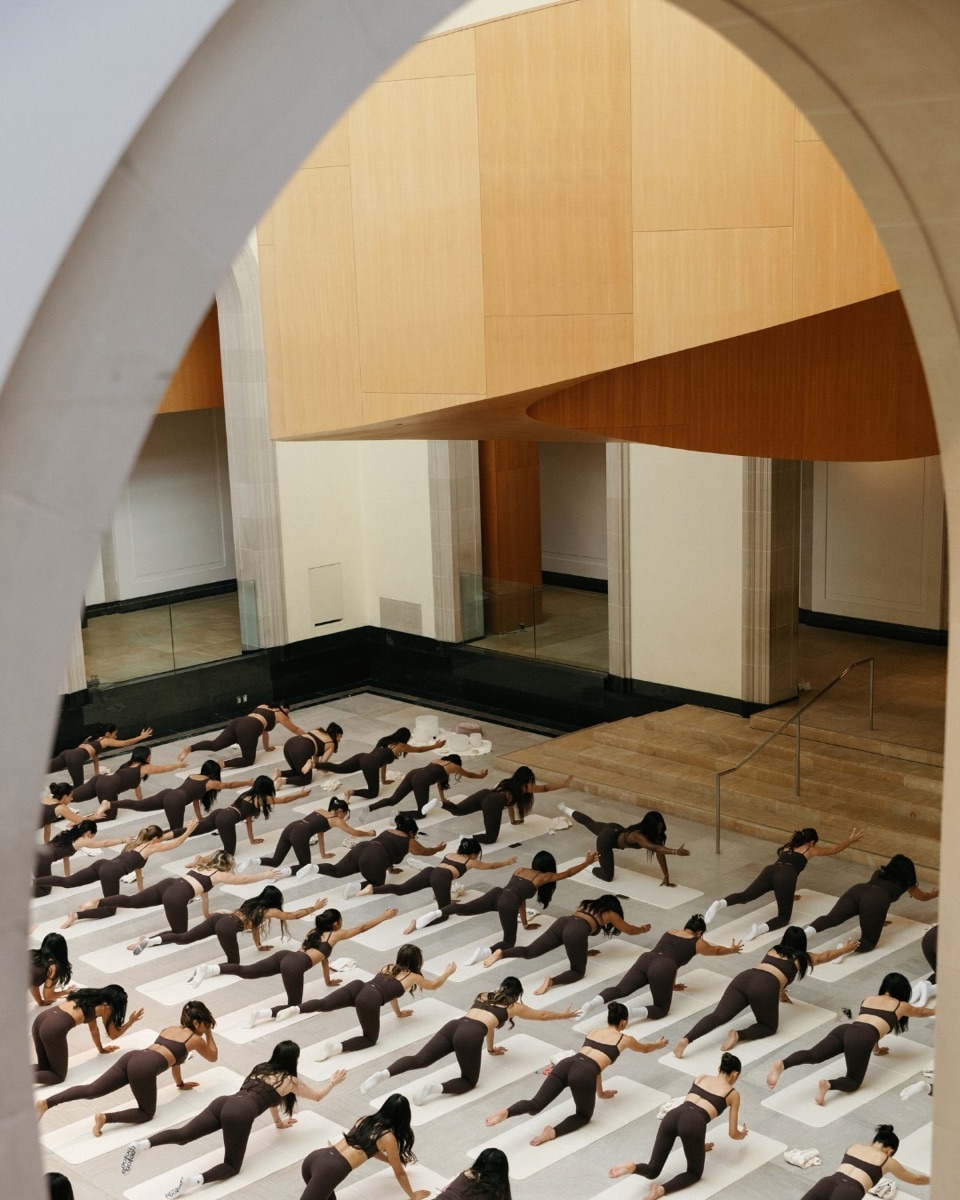 437 community Pilates class at the Art Gallery of Ontario